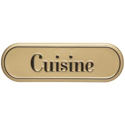 ATMOSPHERA Plaque de porte métal "Becky" New