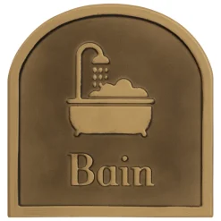 ATMOSPHERA Plaque porte métal "Mattia"