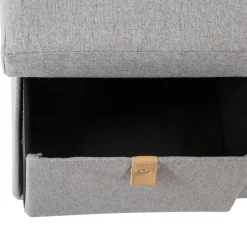 ATMOSPHERA Pouf pliant double "Suède" Sale