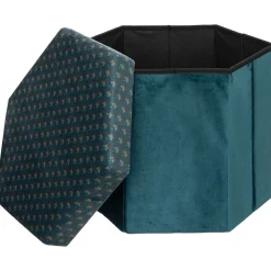 ATMOSPHERA Pouf pliant hexagonal "Jiling" New