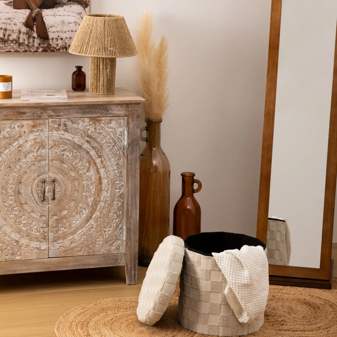 ATMOSPHERA Pouf pliant "Pasti" Best