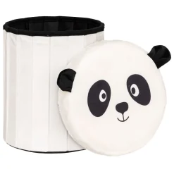 ATMOSPHERA Pouf-coffre enfant Panda 