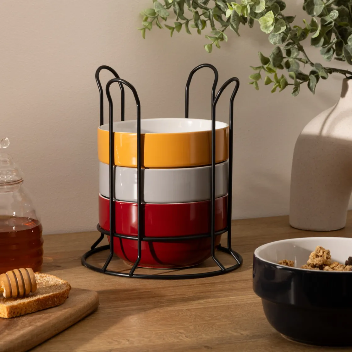 ATMOSPHERA Rack 4 bols "Colorama" Discount