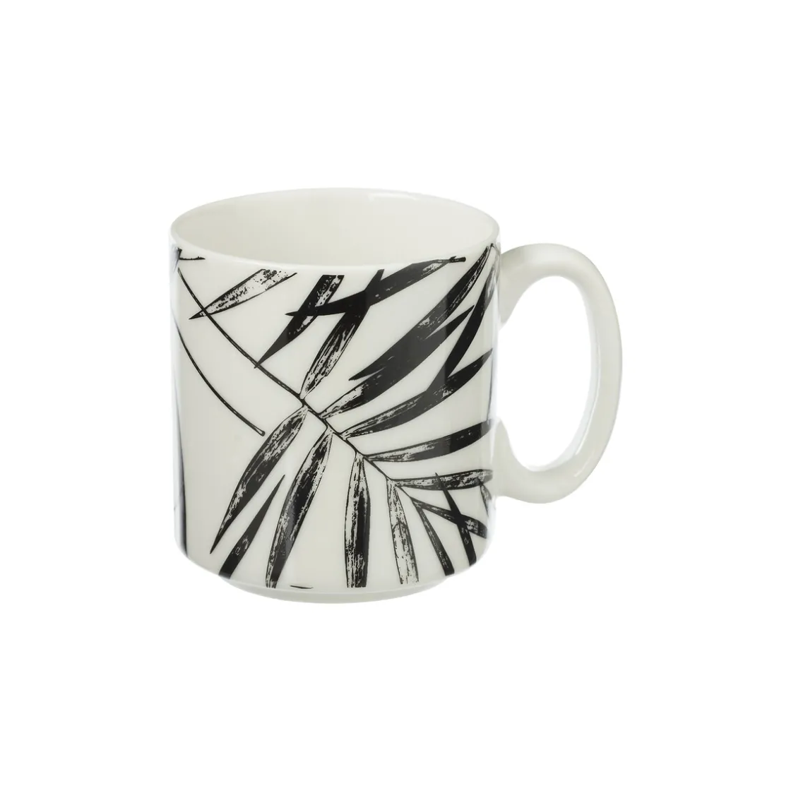 ATMOSPHERA Rack 4 mugs "Floral green" Outlet