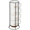 ATMOSPHERA Rack 4 mugs "Hello" Clearance