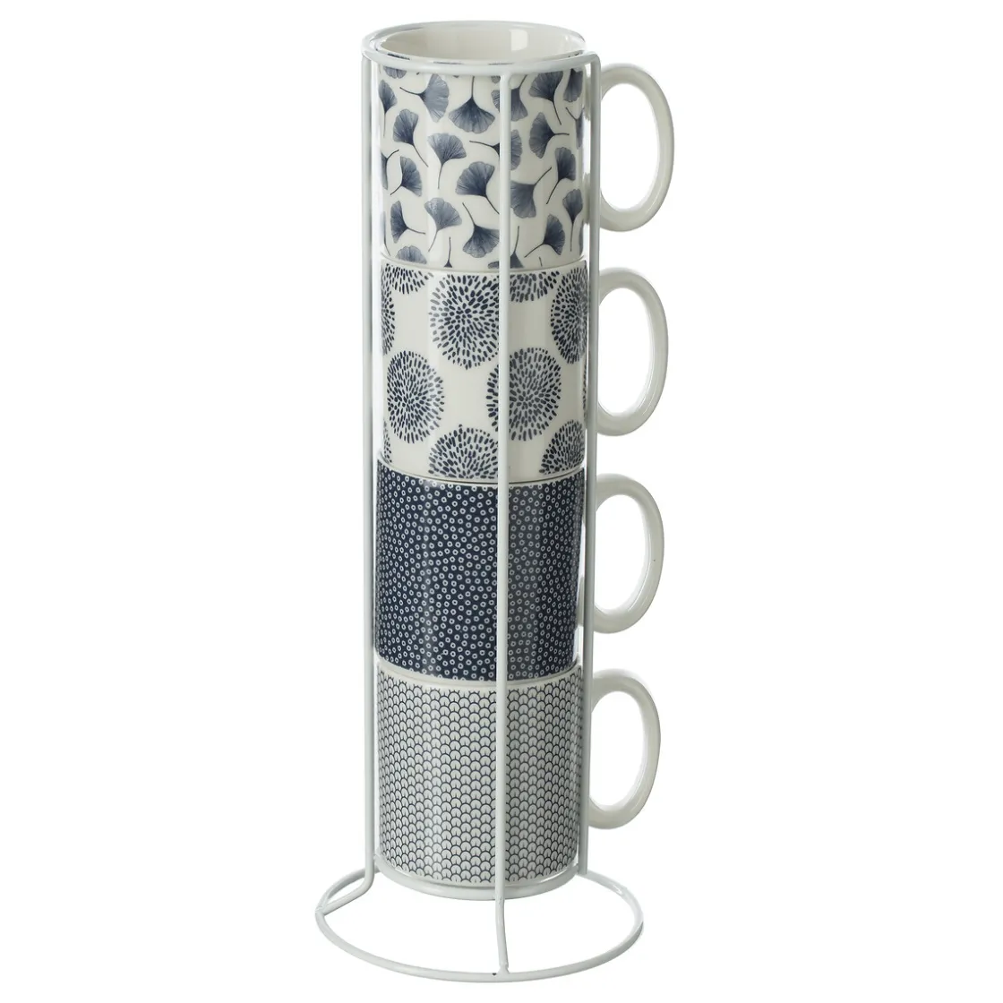ATMOSPHERA Rack 4 mugs "Japan" Clearance
