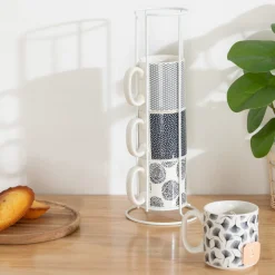 ATMOSPHERA Rack 4 mugs "Japan" Clearance