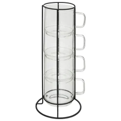 ATMOSPHERA Rack 4 mugs "Mia" Clearance