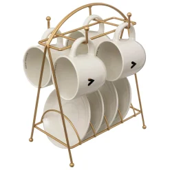 ATMOSPHERA Rack 4 tasses "The floral" Clearance