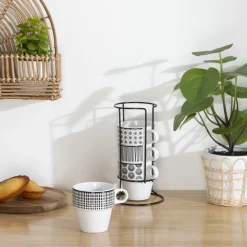 ATMOSPHERA Rack 4mugs "Bohemia" Sale