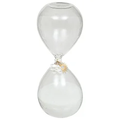 ATMOSPHERA Sablier en verre "Floral" Discount