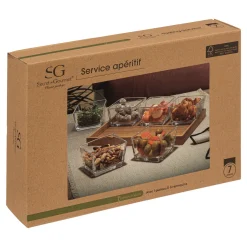 ATMOSPHERA Service apéritif 7 pièces Discount