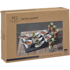 ATMOSPHERA Service apéritif 17 pièces Discount