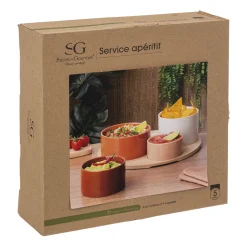 ATMOSPHERA Service apéritif 5 pièces