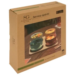 ATMOSPHERA Service apéritif 5 pièces 