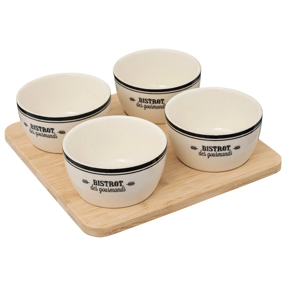 ATMOSPHERA Service apéritif 5 pièces "Bistrot" New