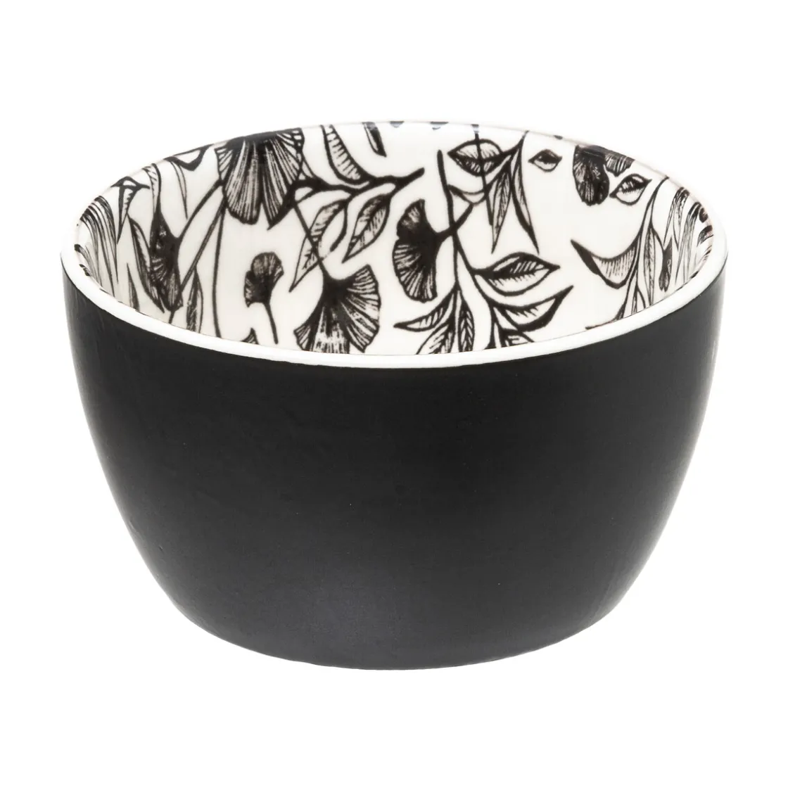 ATMOSPHERA Service apéritif 4 pièces "White Floral"