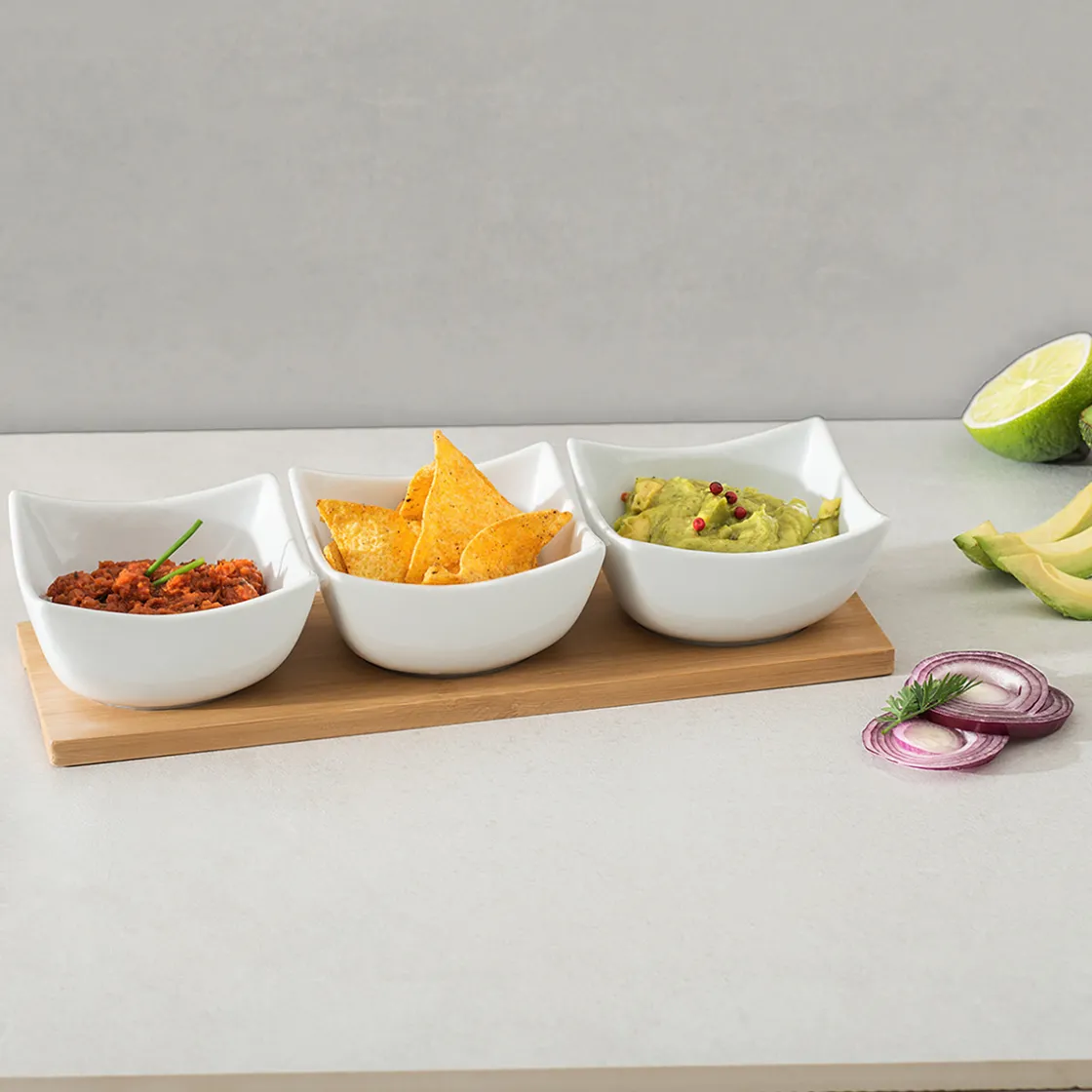 ATMOSPHERA Set apéritif 4 pièces Clearance