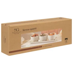 ATMOSPHERA Set apéritif 4 pièces