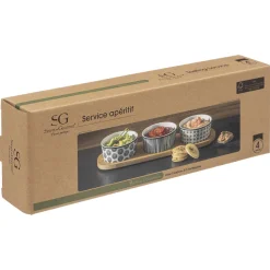 ATMOSPHERA Set apéritif 4 pièces 