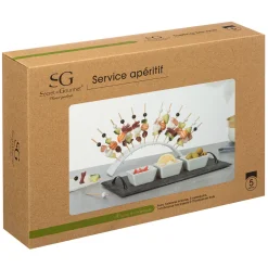 ATMOSPHERA Set apéritif arc 5 pièces Hot