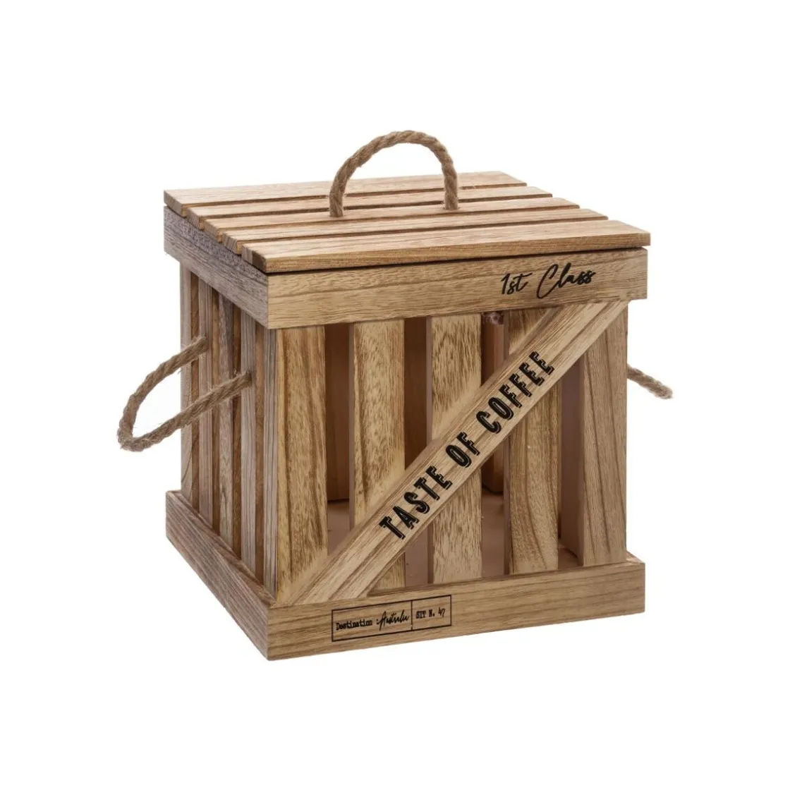 ATMOSPHERA Set de 3 boîtes cagettes "Colonial" Best