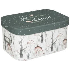 ATMOSPHERA Set de 3 boîtes de rangement enfant