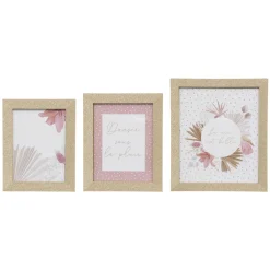 ATMOSPHERA Set de 3 cadres photos enfant Discount