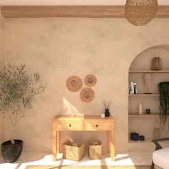 ATMOSPHERA Set de 3 déco murales "Velina" New