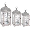 ATMOSPHERA Set de 3 lanternes "Cut" Outlet