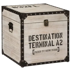 ATMOSPHERA Set de 3 malles carrées "Rétro Factory" Clearance