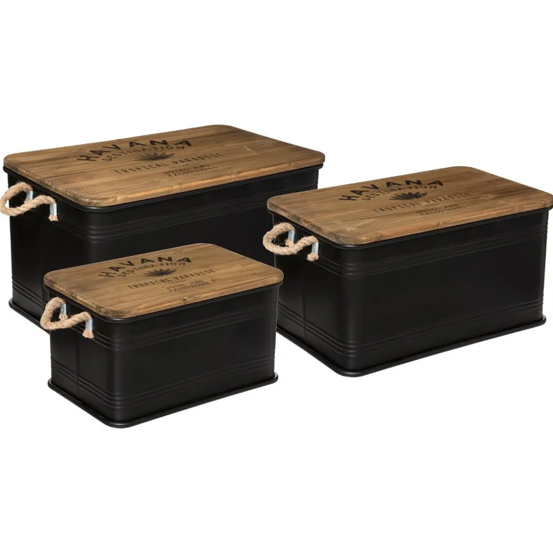 ATMOSPHERA Set de 3 malles "Cuba" Outlet