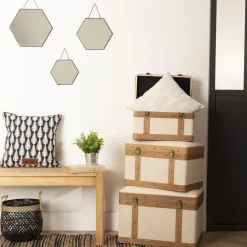 ATMOSPHERA Set de 3 malles "Norah" Outlet