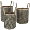 ATMOSPHERA Set de 3 paniers à anses "Nomade" Outlet