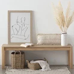 ATMOSPHERA Set de 3 paniers à anses rectangulaires Outlet