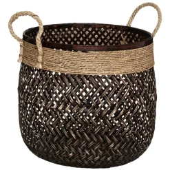 ATMOSPHERA Set de 3 paniers "Corde" Hot