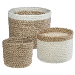 ATMOSPHERA Set de 3 paniers, jute Sale