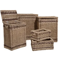 ATMOSPHERA Set de 5 paniers rectangulaires New