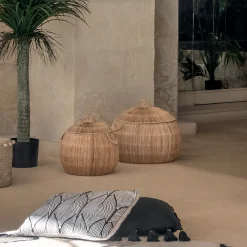 ATMOSPHERA Set de 2 paniers ronds 