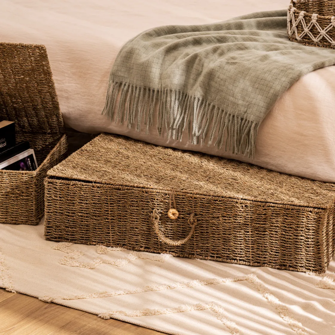 ATMOSPHERA Set de 2 paniers XL "Cora" Online