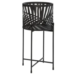 ATMOSPHERA Set de 2 pots avec support "Feuilles" Outlet