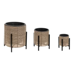ATMOSPHERA Set de 3 pots sur pied "Cam" Outlet
