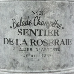 ATMOSPHERA Set de 2 seaux métal Clearance