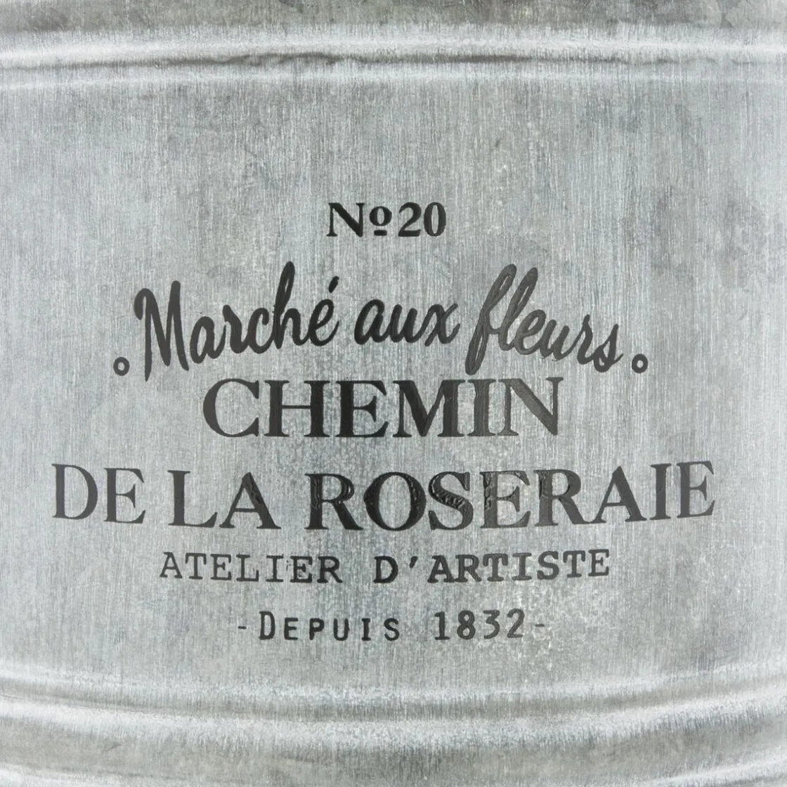 ATMOSPHERA Set de 2 seaux métal Clearance