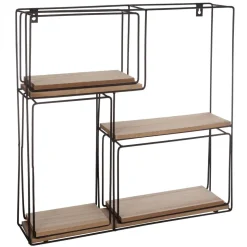 ATMOSPHERA Set de 4 étagères murales