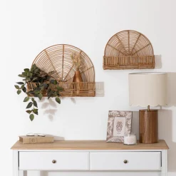 ATMOSPHERA Set de 2 étagères murales