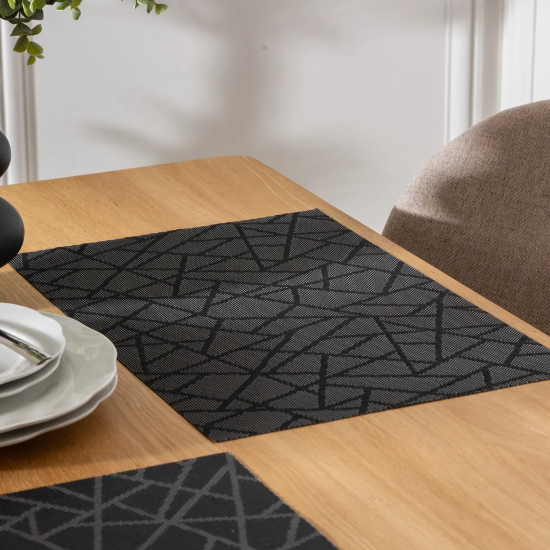 ATMOSPHERA Set de table craquelé