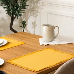 ATMOSPHERA Set de table "Maha", coton Sale