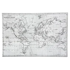 ATMOSPHERA Set de table "Planisphère" New