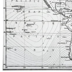 ATMOSPHERA Set de table "Planisphère" New